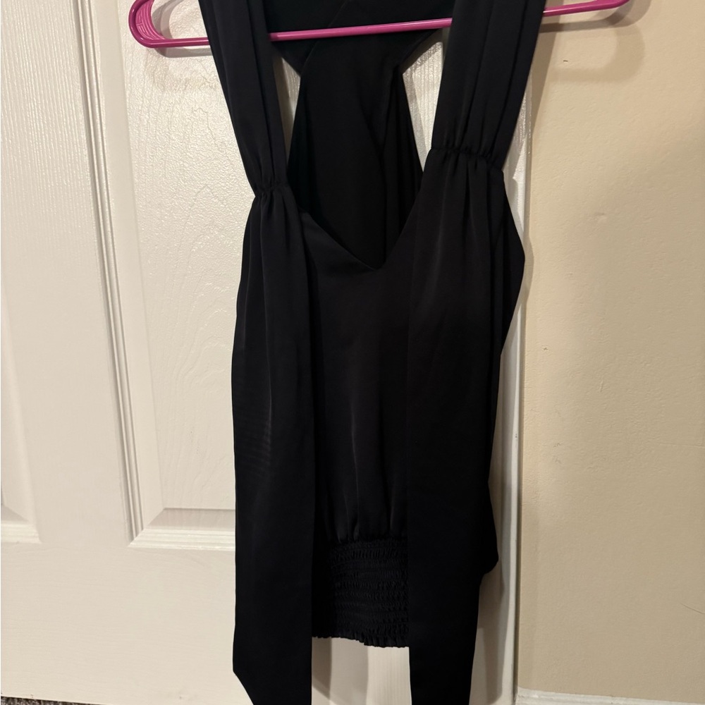 Ramy Brook Black Carlene Top - Picture 4 of 4